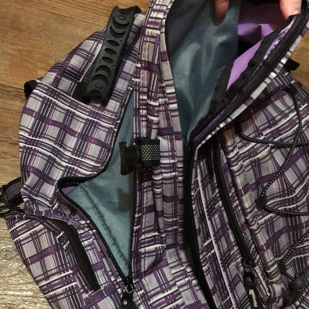 Athletic Works Purple Backpack - Picture 3 of 6